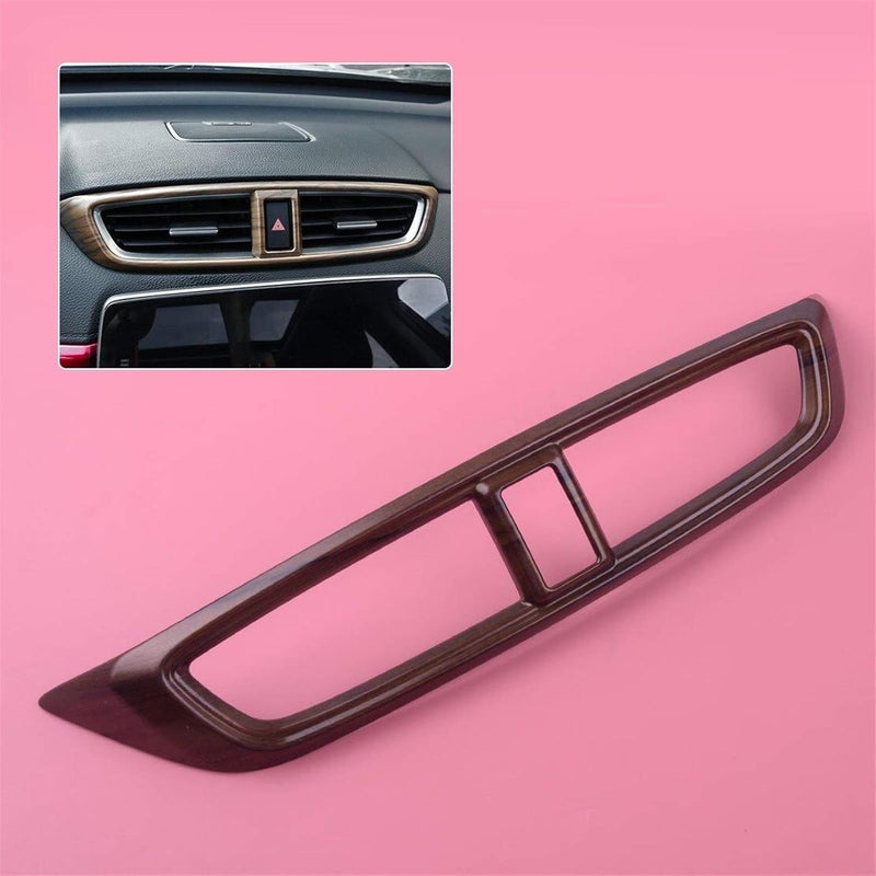 QASULER Peach Wood Grain Air Vent Trim for CR-V 2017-2018 - Image 5