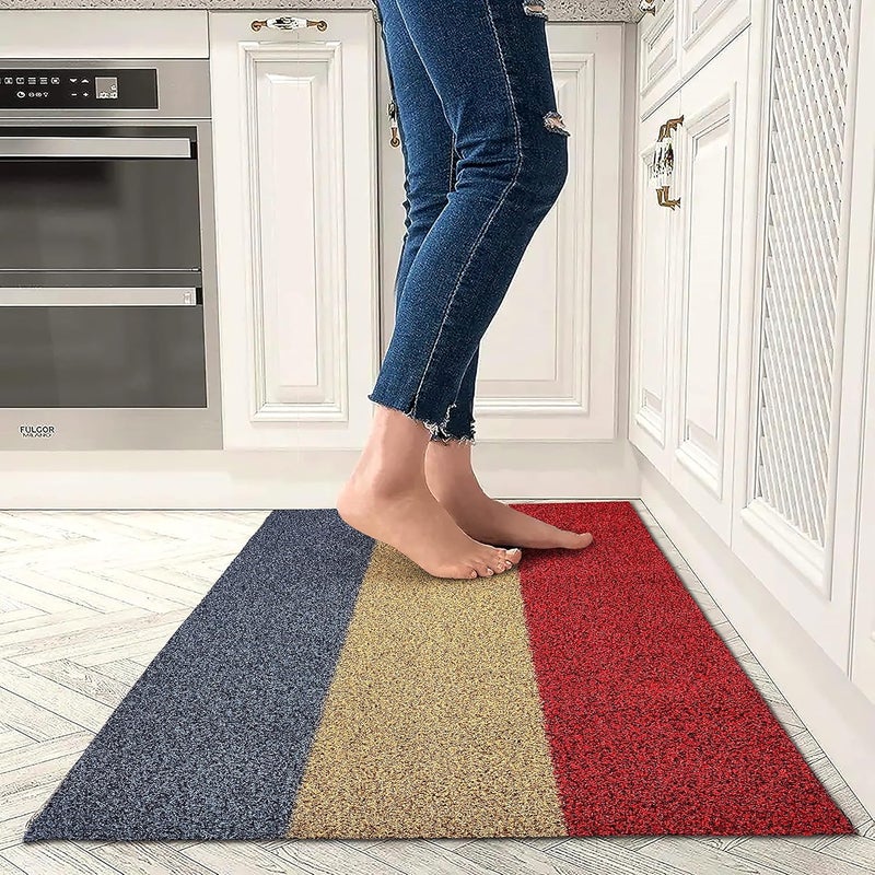 NESTPRIME Rubber Anti Slip Bathmat for BathroomKitchen Waterproof Anti Skid Mats for Home EntranceLiving Room RugsFloor Mats for Home Office Multipurpose Use 2x5 Feet Multi 2 - Image 2