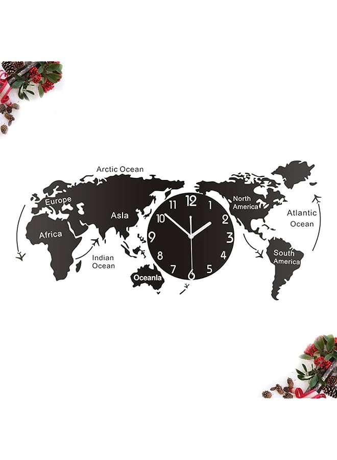 IAF Timezone Map - Acrylic World Clock for Home and office Decor - Image 1