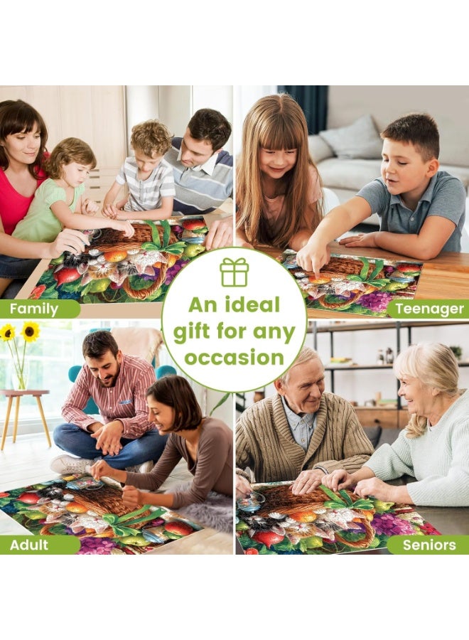 1000 قطعة بانوراما الفواكه - تحدى مهاراتك في تركيب الألغاز، مناسب للكبار والعائلات كنشاط ممتع. - Image 3