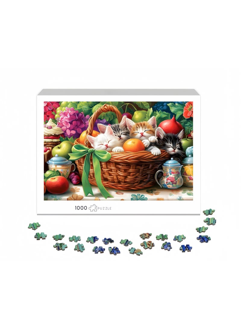 1000 قطعة بانوراما الفواكه - تحدى مهاراتك في تركيب الألغاز، مناسب للكبار والعائلات كنشاط ممتع. - Image 2