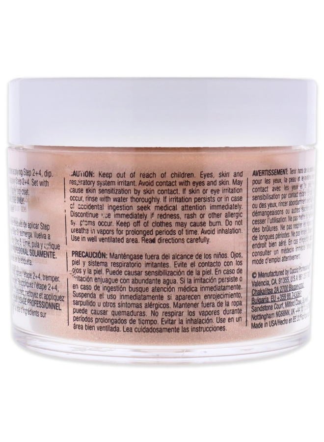 Cuccio Colour Powder Polish - Formula For Manicures And Pedicures - Highly Pigmented And Finely Milled - Durable Finish With Flawless Rich Color - Rose Gold Slippers - 45 G Nail Powder - Image 2