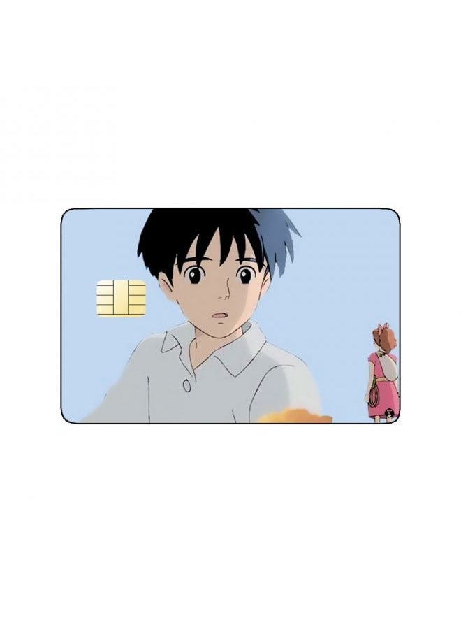 RKN - PRINTED BANK CARD STICKER Arrietty And Sho From The Secret World Of Arrietty Anime - Image 1