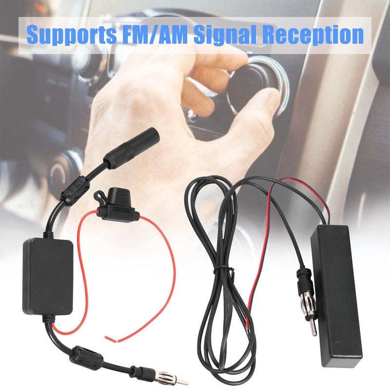 مضخم إشارة راديو ستيريو FM/AM للسيارة 12 فولت، مناسب للسيارات والشاحنات والقوارب والملحقات البحرية. - Image 4