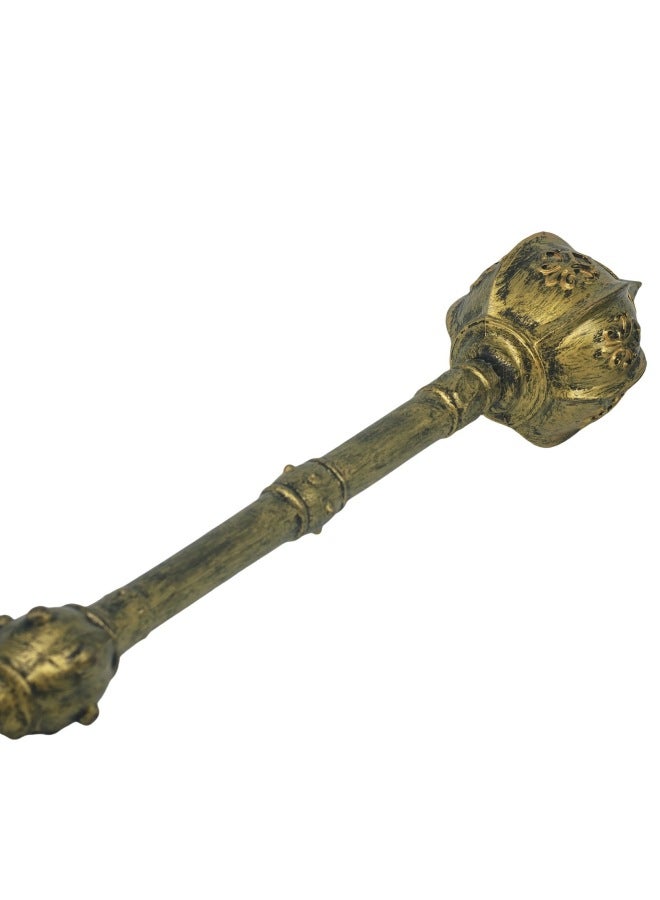 Loquat Toy Sword Weapon PU Upgrade Simulation Axe Overlord Hammer  Cos Film And Television Performance Props-Color:Large Yuanba Hammer (silver) - Image 5