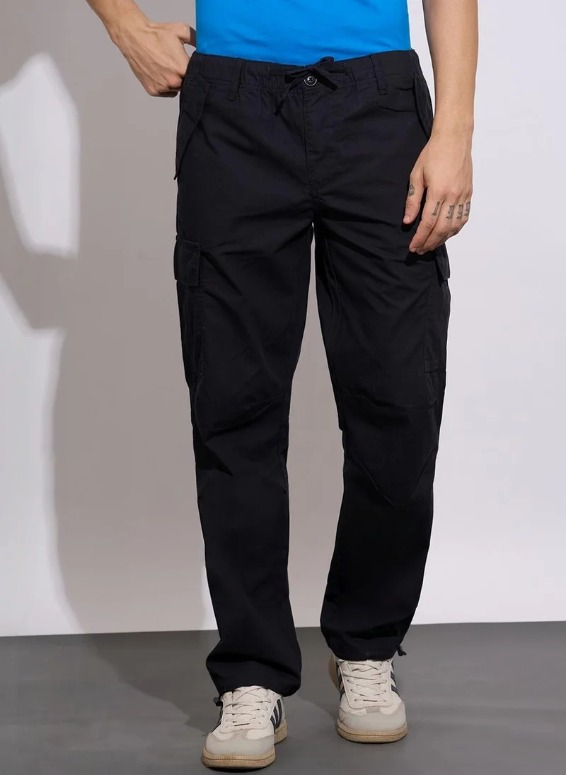 بيينغ هيومان Men Loose Fit Cargos Trousers