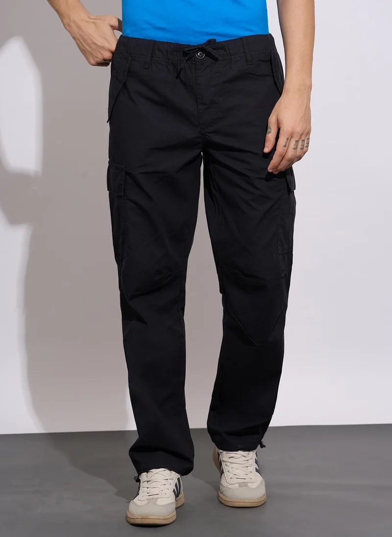 بيينغ هيومان Men Loose Fit Cargos Trousers