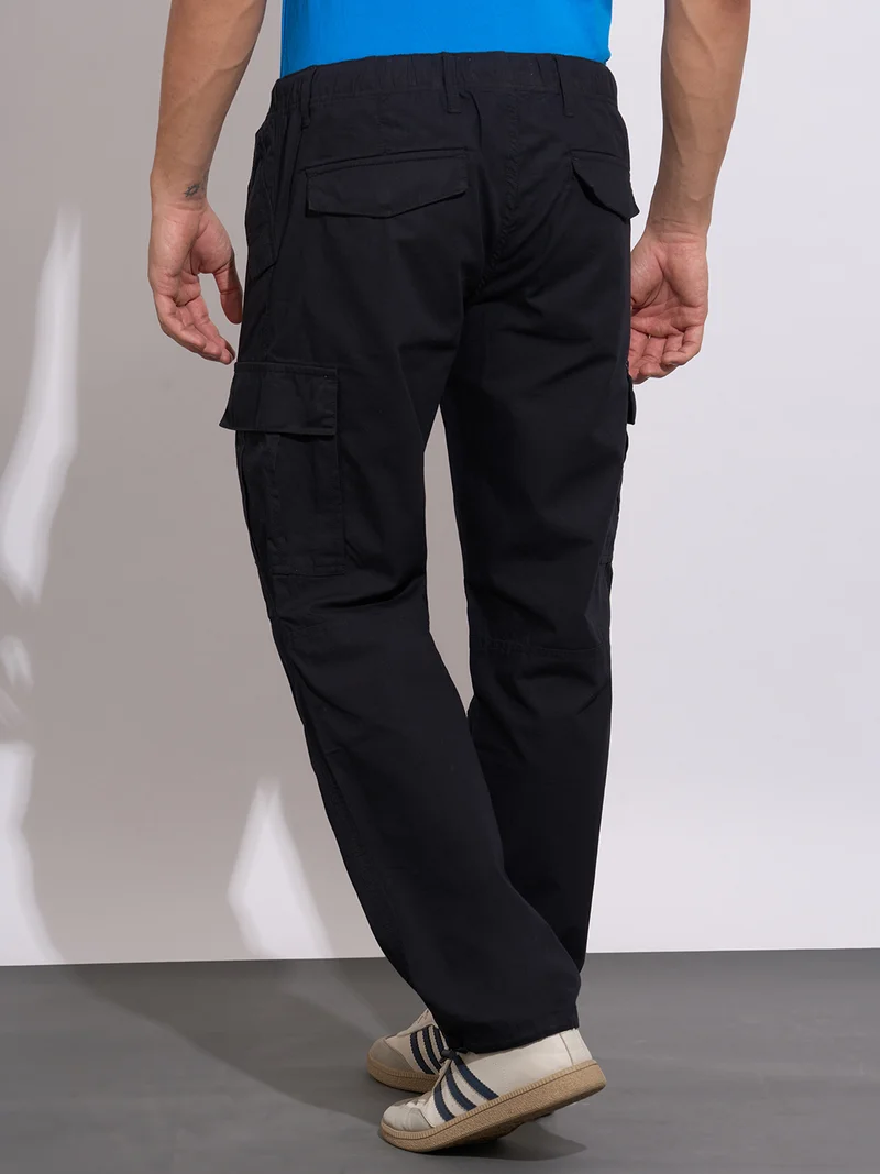 Being Human BLACK Men Loose Fit Cargos Trousers for Men | Best Price UAE