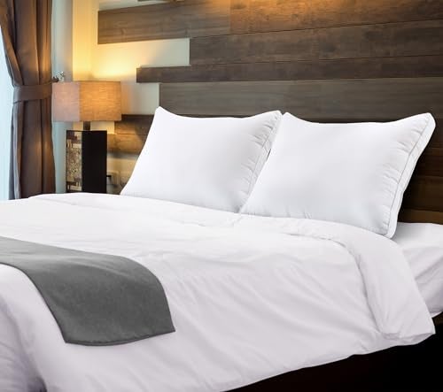 Utopia Bedding Bed Pillows for Sleeping Queen Size (White), Set of 4, Cooling Hotel Quality, Gusseted Pillow for Back, Stomach or Side Sleepers - Image 3