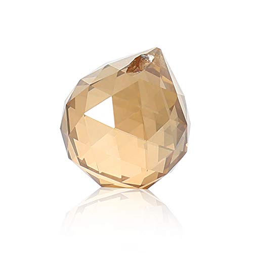 PINDIA Acrylic Crystal Strings Bead Curtain with Original Glass Drop (15 ARC, Champagne) - Image 5