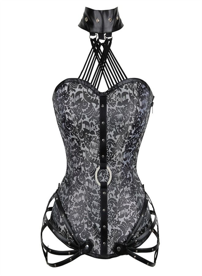 Loquat Side zip tight court Corset Grey  - Image 1