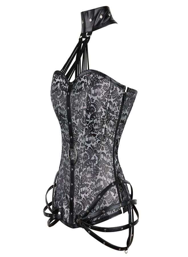 Loquat Side zip tight court Corset Grey  - Image 2