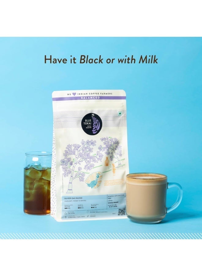 Blue Tokai Coffee Roasters Blue Tokai Coffee Silver Oak Cafe Blend | Medium Roast | French Press Coffee 250 G - Image 2