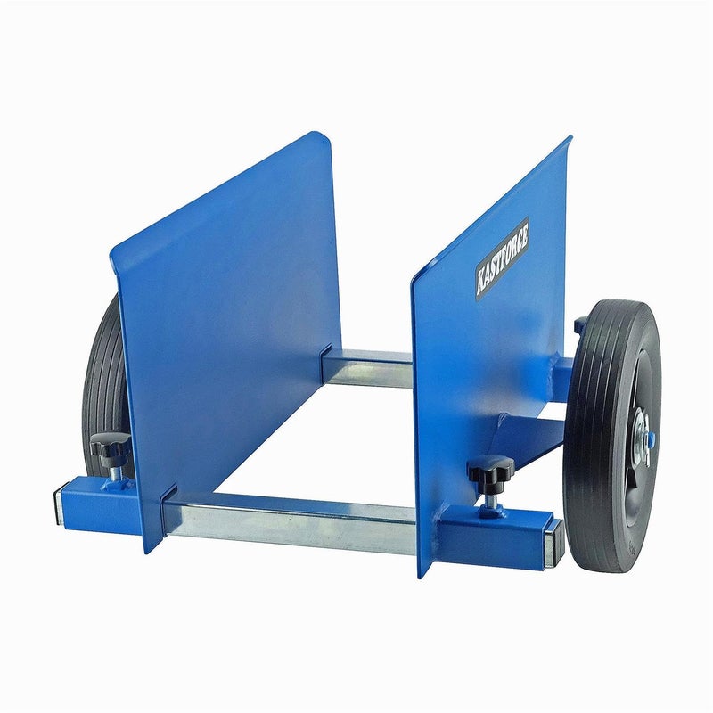 KASTFORCE Panel Dolly 600 Lbs Capacity Drywall Mover with 8 NonFlat Wheels Adjustable Clamp Panel Cart Wood and Fence Mover Door Dolly KF4002