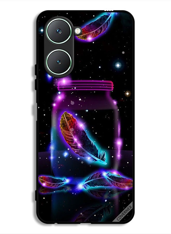 Covernex Vivo Y18i 4G Protective Case Cover Feathers In Jar