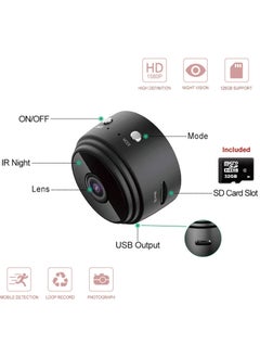 SUNBEET SUNBEET Eyetech Wireless WiFi HD 1080p Mini Portable Security Camera Cameras with Indoor Video Recorder Small Low Light Vision Portable Magnetic Home Office and Baby Monitor  - Image 2
