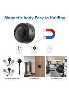 SUNBEET SUNBEET Eyetech Wireless WiFi HD 1080p Mini Portable Security Camera Cameras with Indoor Video Recorder Small Low Light Vision Portable Magnetic Home Office and Baby Monitor  - Image 3