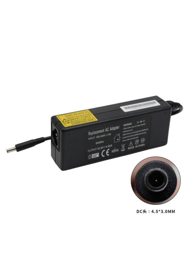 مناسب لمحول طاقة الكمبيوتر Dell 19.5V4.62A 90W بمنفذ دائري 4.5*3.0 - Image 1