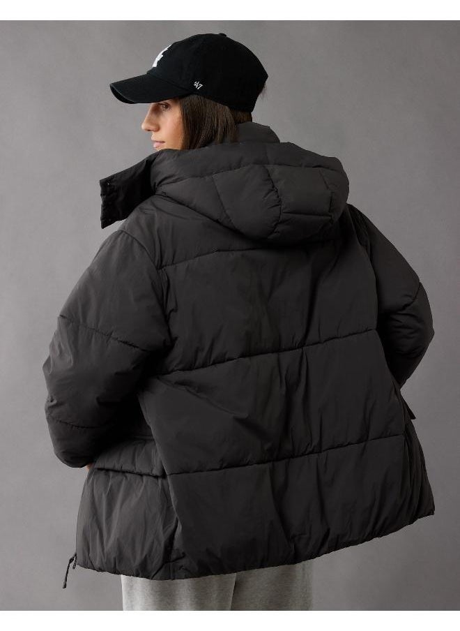 American Eagle AE Oversized Puffer Jacket  - Image 2