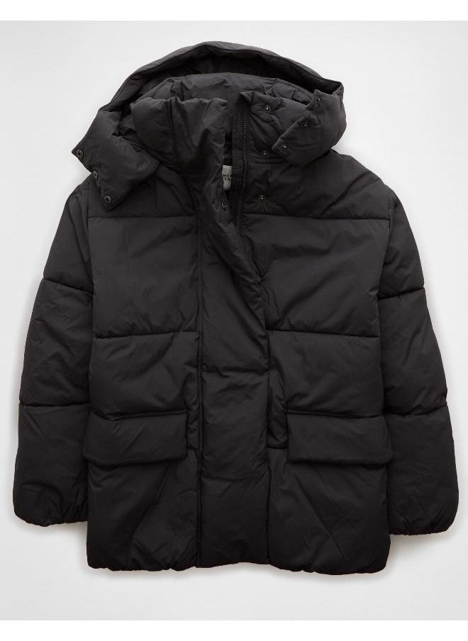 American Eagle AE Oversized Puffer Jacket  - Image 3