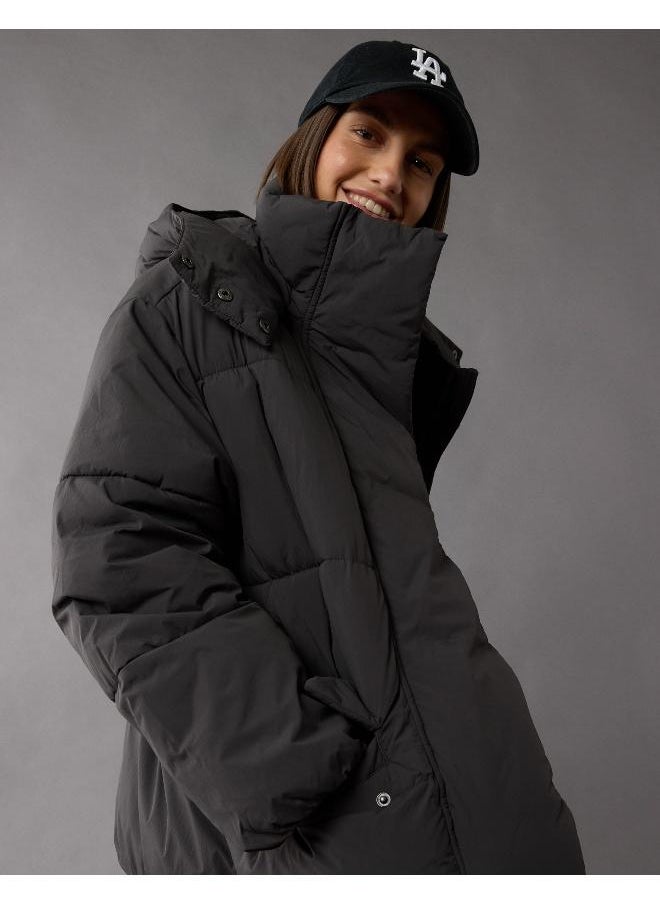 American Eagle AE Oversized Puffer Jacket  - Image 1