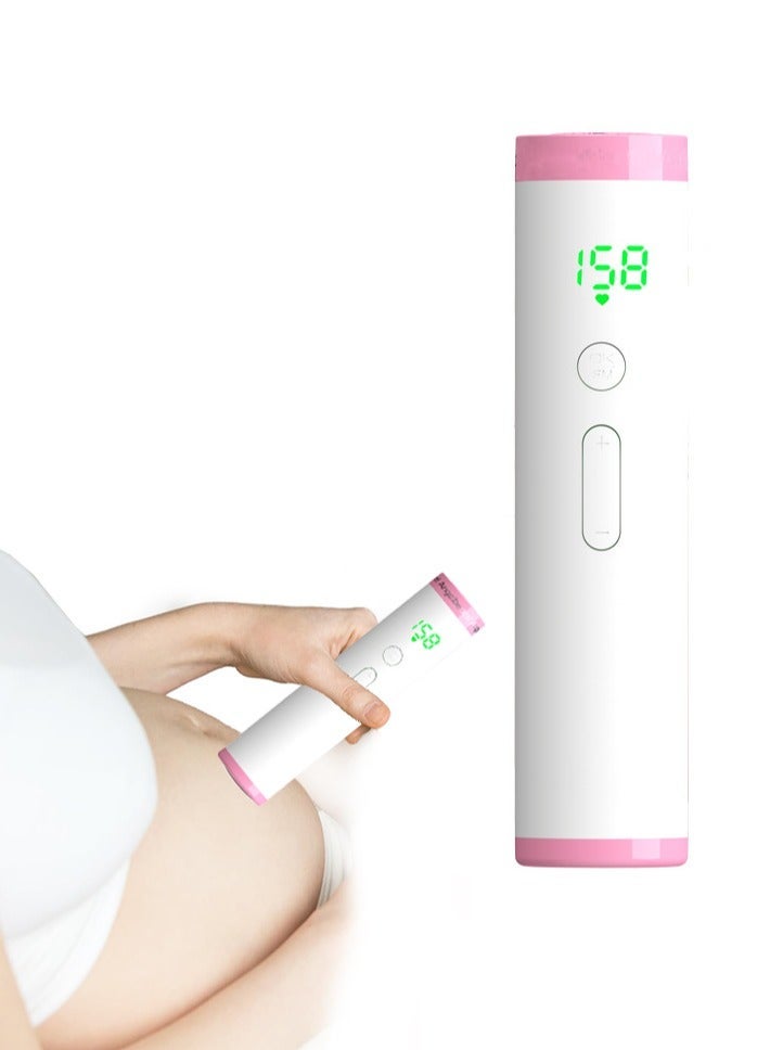 Generic Fetal Heart Rate Monitoring for pregnant women Fetal Doppler Bluetooth Charging All-in-one Pulse Wave Measurement（Pink）  - Image 1