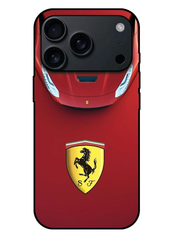 EYE CATCH Printed Protective Case Cover For Apple iPhone 17 Pro Max -  Ferrari Logo