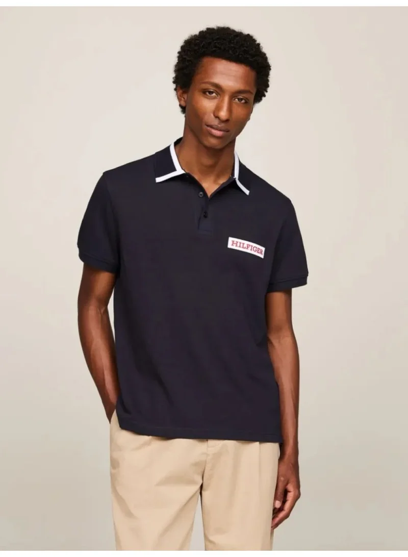 Tipped Logo Embroidery Regular Fit Polo