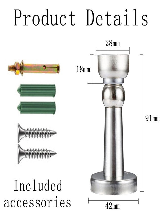 Hodaqe Magnetic Door Stopper Stainless Steel Stopper for Wall and Floor Mounting for Home, Office - Image 4