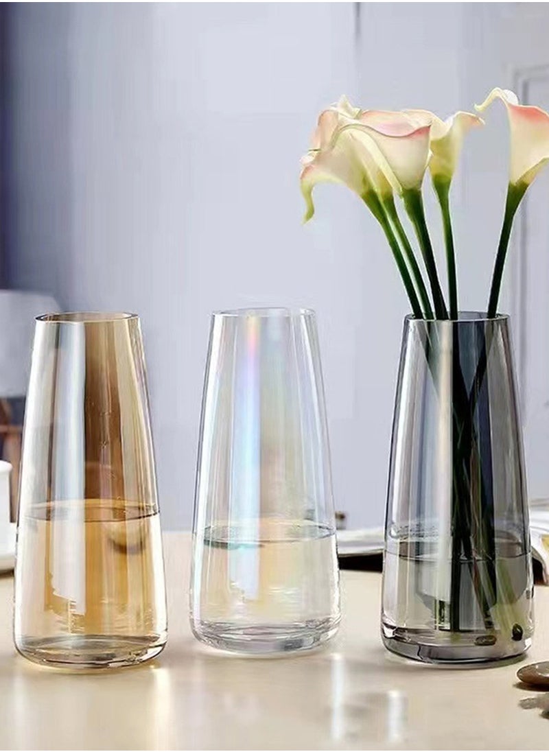 Qiccijoo Glass Vase Aurora Phantom Clear Glass Vase Flower Glass Vase for Decor Home Handmade Modern Large Flower Vases for Centerpieces,Wedding,Office,Living Room（Amber） - pzsku/Z1C0AEF6145779C632E71Z/45/_/1723718660/8cb7479c-8830-4972-a3f6-8b50badf09e2