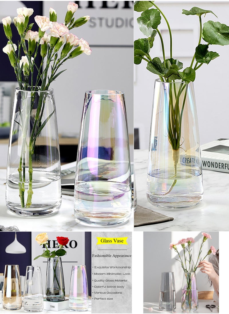 Qiccijoo Glass Vase Aurora Phantom Clear Glass Vase Flower Glass Vase for Decor Home Handmade Modern Large Flower Vases for Centerpieces,Wedding,Office,Living Room（Amber） - pzsku/Z1C0AEF6145779C632E71Z/45/_/1723718669/7eebf53a-3446-4843-9284-4fd6b15e3c3e