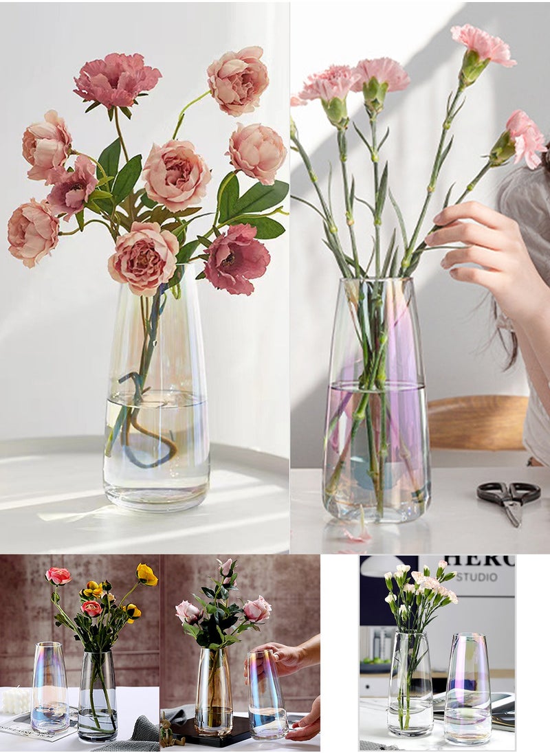 Qiccijoo Glass Vase Aurora Phantom Clear Glass Vase Flower Glass Vase for Decor Home Handmade Modern Large Flower Vases for Centerpieces,Wedding,Office,Living Room（Amber） - pzsku/Z1C0AEF6145779C632E71Z/45/_/1723718679/3cb7d9b8-9eb6-4fab-a3eb-73d0f348dae2