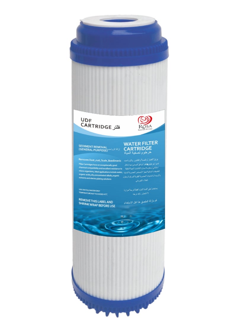 Rosa - Rosa 3-Stage Water Filter Cartridge Set – PP Sediment, Granular Activated Carbon (UDF), Block Activated Carbon (CTO) – 10" Universal Fit - Image 1