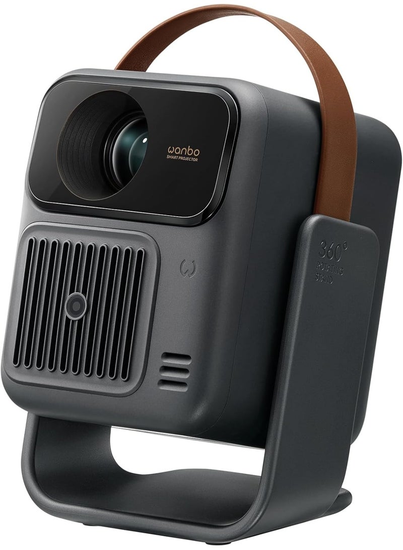 wanbo ToGo Pro 2026 Portable Smart Projector 2GB RAM + 32GB Storage, Google TV 14, Native 1080P FHD, 4K Support, 500 ANSI Lumens, 99Wh Battery Up to 3.5H, Auto Focus, 360° Rotation, Outdoor Camping & Home Cinema Projector - Image 1