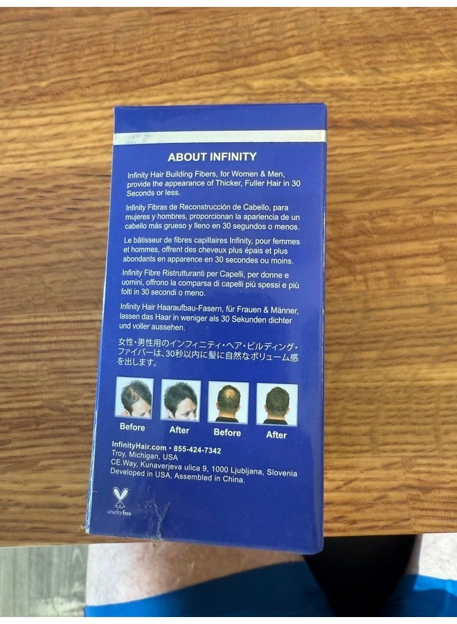 Infinity Hair Fibers for Thinning Hair (LIGHT BLONDE) For Women & Men - 100% Undetectable Fibers - 30g Bottle - Completely Conceals Hair Loss in 15 Seconds - Image 4