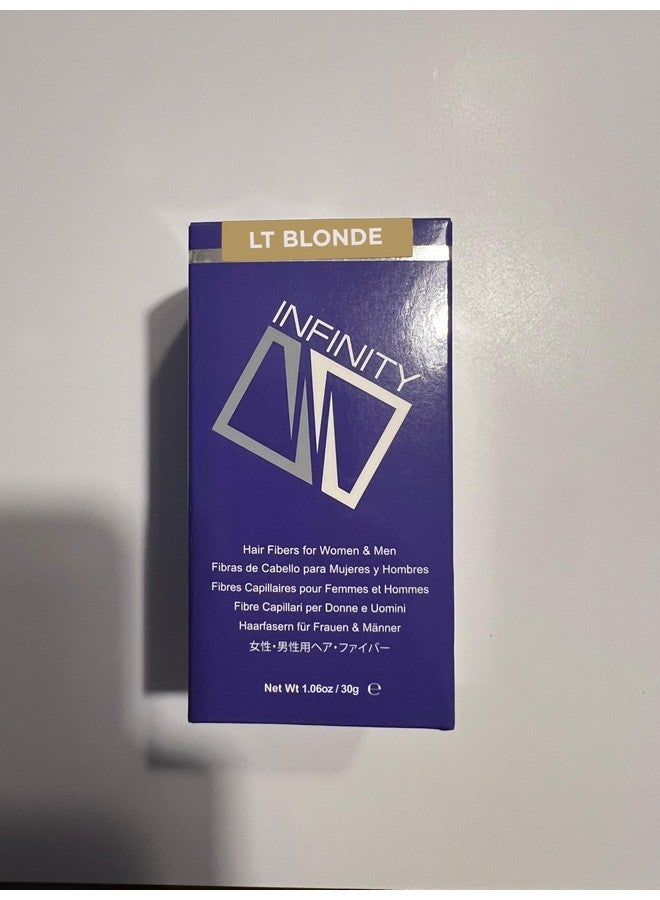 Infinity Hair Fibers for Thinning Hair (LIGHT BLONDE) For Women & Men - 100% Undetectable Fibers - 30g Bottle - Completely Conceals Hair Loss in 15 Seconds - Image 2