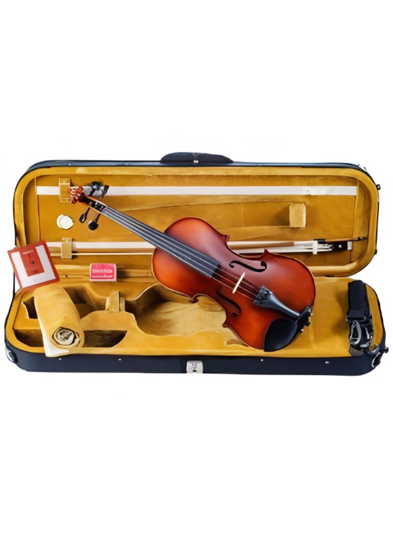 Suzuki - SFSV201 Violin Full Size 4/4 Outfit Top Grade Fiddle Orcherstral String Instrument with Hard Case Bow & Rosin for Advanced Violinists & Professionals - Natural - Image 1