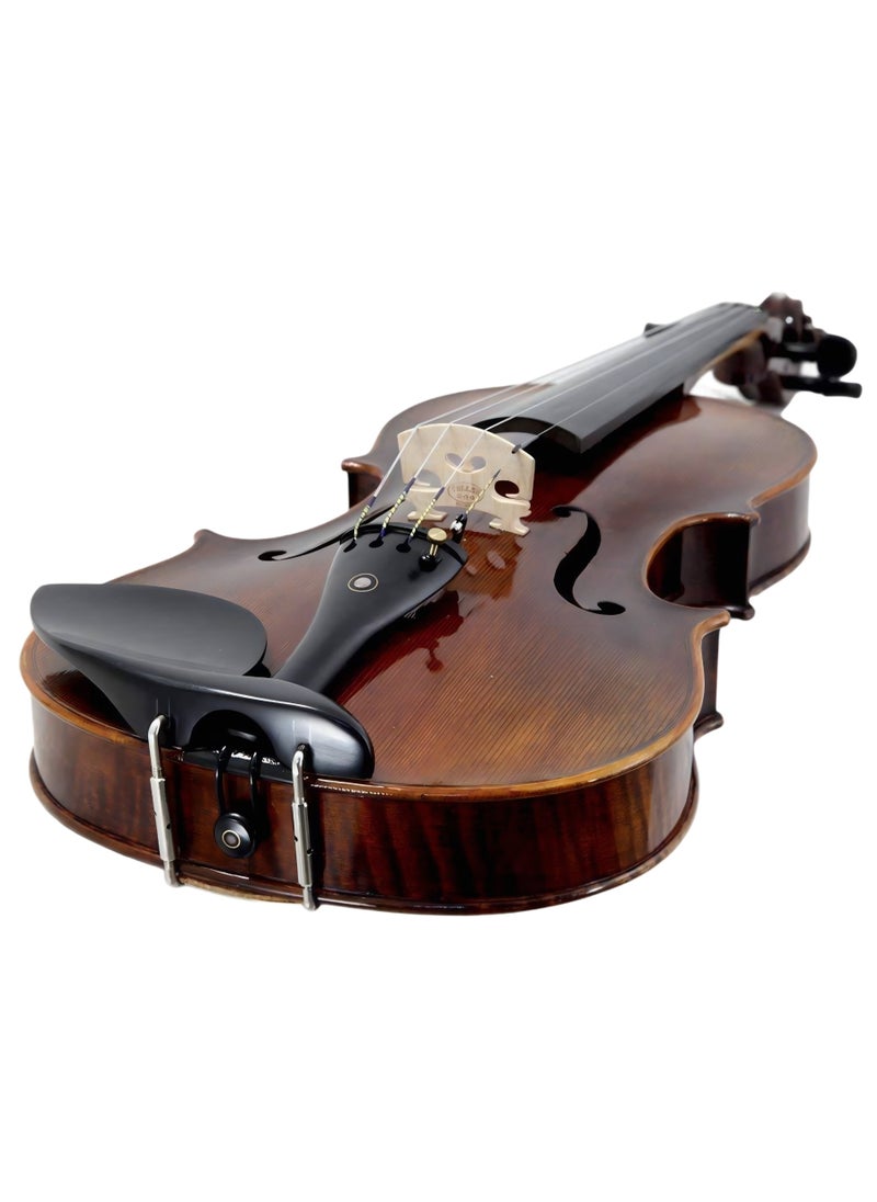 Suzuki - SFSV201 Violin Full Size 4/4 Outfit Top Grade Fiddle Orcherstral String Instrument with Hard Case Bow & Rosin for Advanced Violinists & Professionals - Natural - Image 1