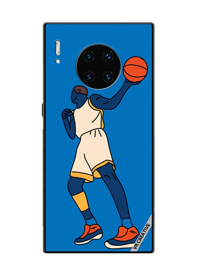 VR CREATIVE Protective Case Cover For Huawei Mate 30 Pro Basketball Player In Action With Ball Design Multicolour - Image 1
