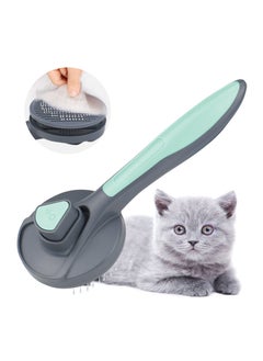 Pet Hair Brush for Dogs Cats, Pet Grooming Brush Hair Remover Tool for Quick Daily Cleaning, Gently Removes Undercoat & Pet Massage, Self Cleaning Slicker Brushes for Small/Big Pets (Green) - pzsku/Z1C0B1BE327022FA23952Z/45/_/1698735430/5fc815cc-8ebb-4ba8-93c5-e1919496a5dd