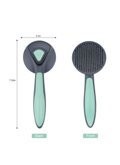 Pet Hair Brush for Dogs Cats, Pet Grooming Brush Hair Remover Tool for Quick Daily Cleaning, Gently Removes Undercoat & Pet Massage, Self Cleaning Slicker Brushes for Small/Big Pets (Green) - pzsku/Z1C0B1BE327022FA23952Z/45/_/1698735431/0fc74344-e872-4d16-9dc1-3f371b8cba00