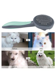 Pet Hair Brush for Dogs Cats, Pet Grooming Brush Hair Remover Tool for Quick Daily Cleaning, Gently Removes Undercoat & Pet Massage, Self Cleaning Slicker Brushes for Small/Big Pets (Green) - pzsku/Z1C0B1BE327022FA23952Z/45/_/1698735431/403c299c-f11f-4c10-a569-cd6f93e425ad