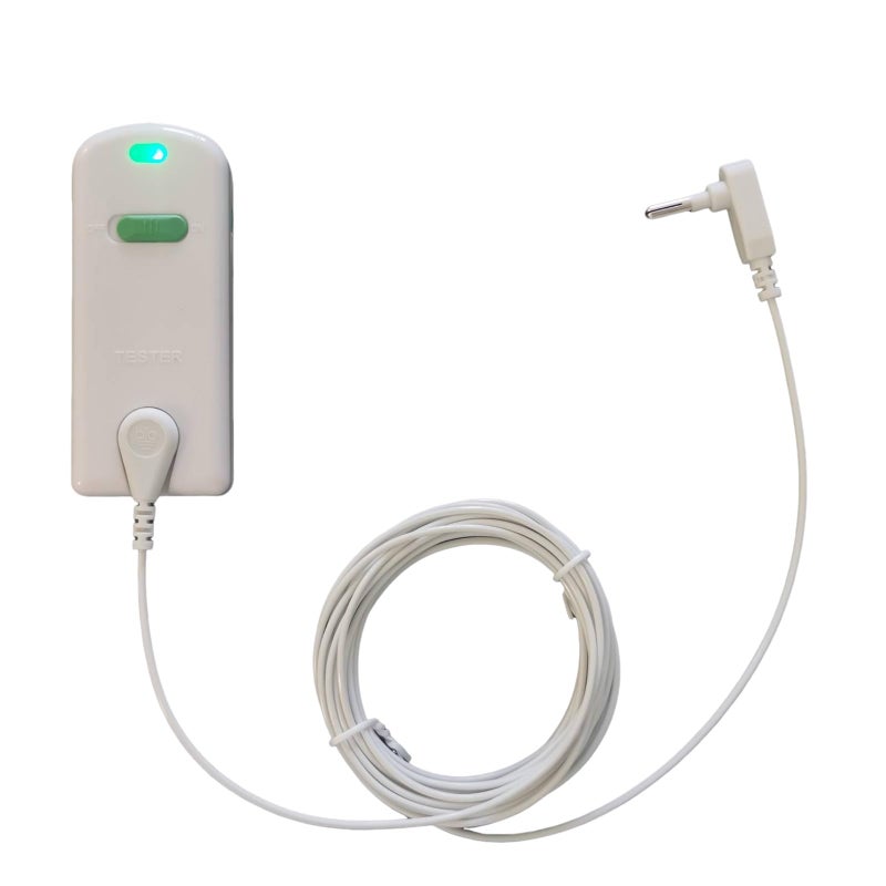 Merisky Grounding Continuity Tester with 15ft Grounding Cord Grounding Tester for Grounding Products MatsSheetsPadsWristbandBlanketsPillow CaseWire 
