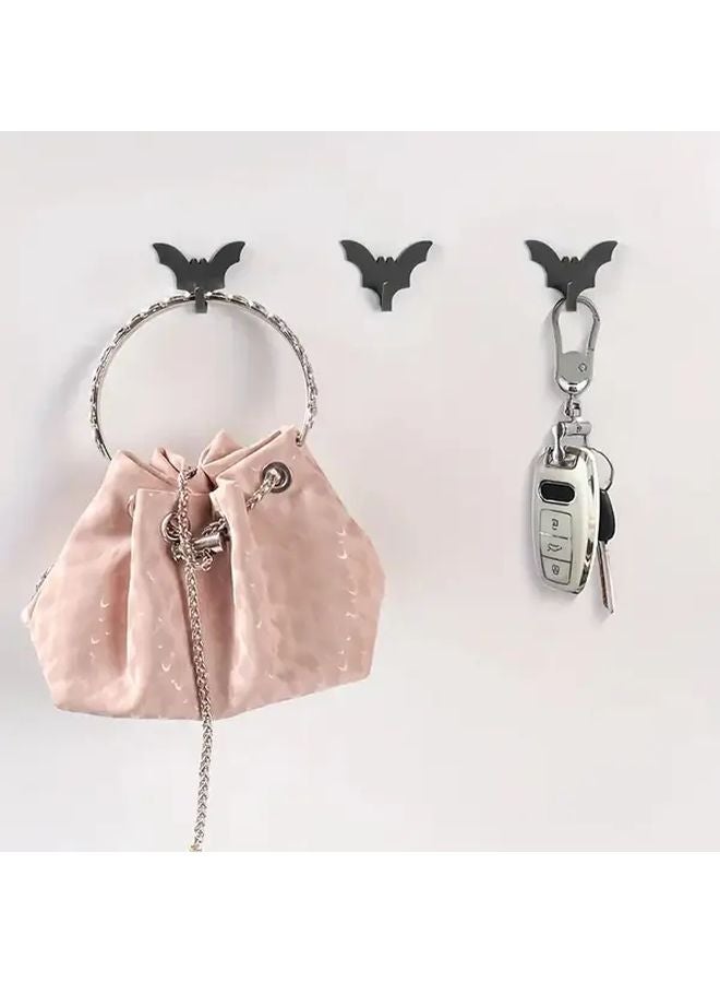 5 Bat Hooks Adhesive No Drill Wall Hooks For Halloween Decor And Storage - Image 3