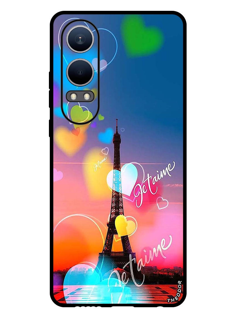 Theodor Protective Case Anti Scratch Shock Proof Bumper Cover For Oppo K12x (China) Love Paris - Image 1