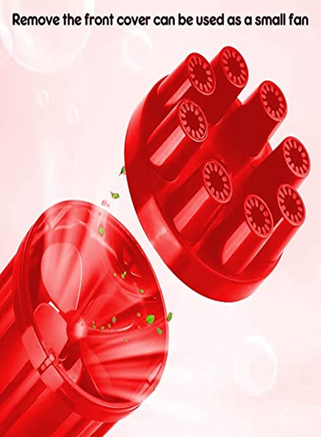 مسدس فقاعات جاتلينج كهربائي ذو 8 فتحات للأطفال مع محلول صابون ألعاب داخلية وخارجية للأطفال الصغار آلة قاذف الفقاعات للفتيات والفتيان - Image 2