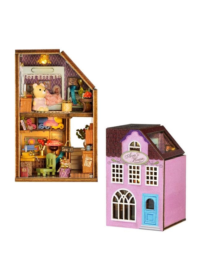 Bluejw Zhiqu House Diy Cabin QH Series Building Blocks Small Town Hand Assembled Single And Assembled Mini Toy Model - Image 1
