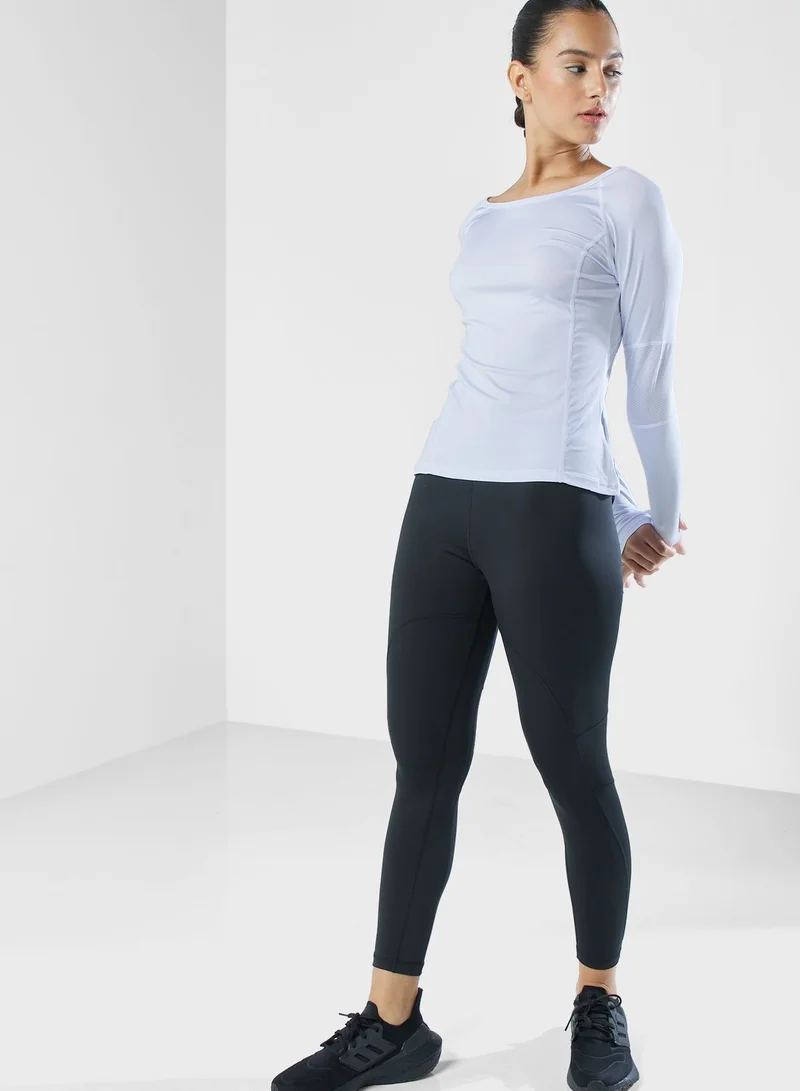 FRWD Mesh Insert Detail Athletic Top