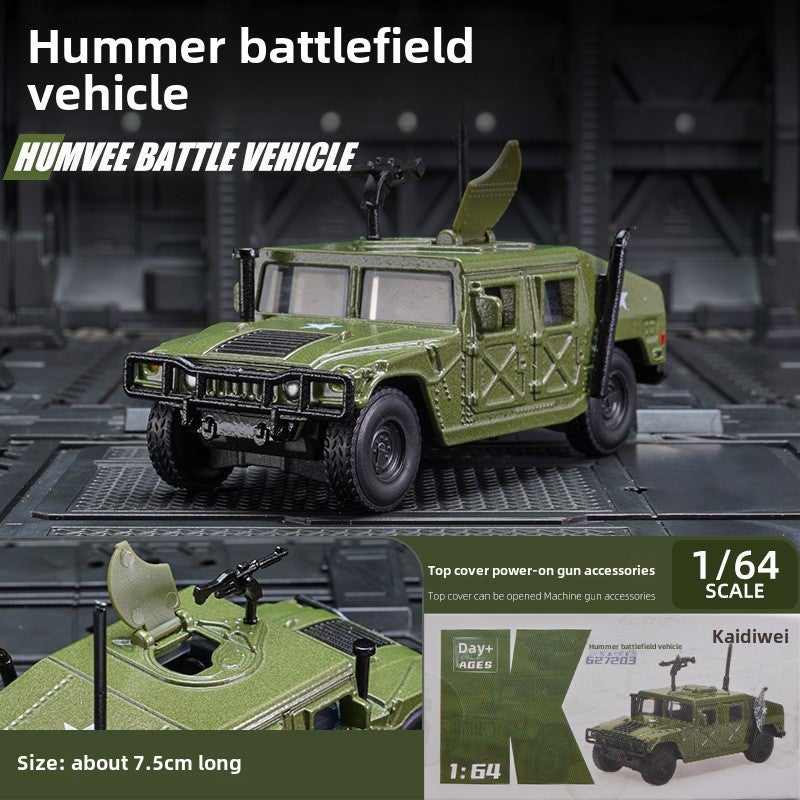 1/64 Scale Dongfeng 41 Missile Tank Model Toy Hummer battlefield vehicle [1/64] 