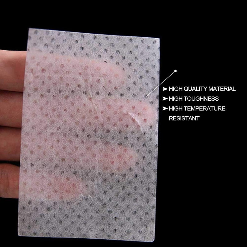 woobles Hair Perm Paper, Perm Papers Barber Shop UltraThin Hair Perm Paper Wraps for Salon Home Styling Hair Mesh Breathable Perming Paper Hairdressing Tool Salon Styles End Wraps Paper for Hair(Perm paper) - Image 3